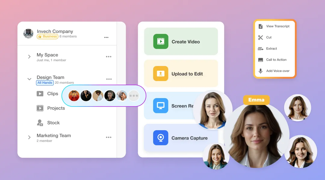 Visla for Enterprises—AI video creating and editing platform with brand kits, admin controls, API integrations, and secure team collaboration.